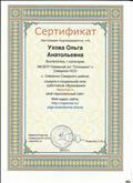 Сертификат о создании  в социальной сети работников образования nsportal.ru своего персонального сайта